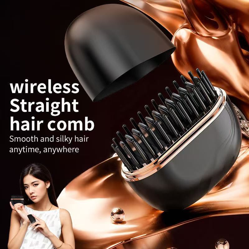 Wireless Portable Straight Hair Comb